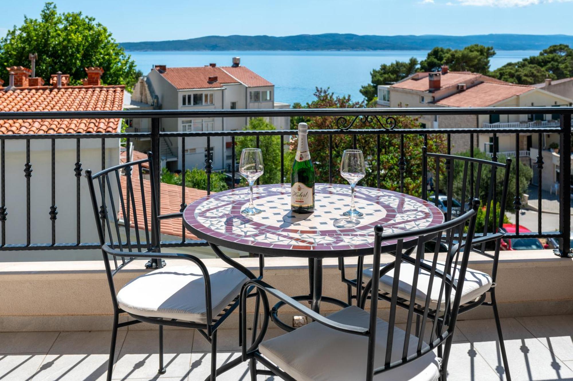 Villa Sokol Brela Bagian luar foto