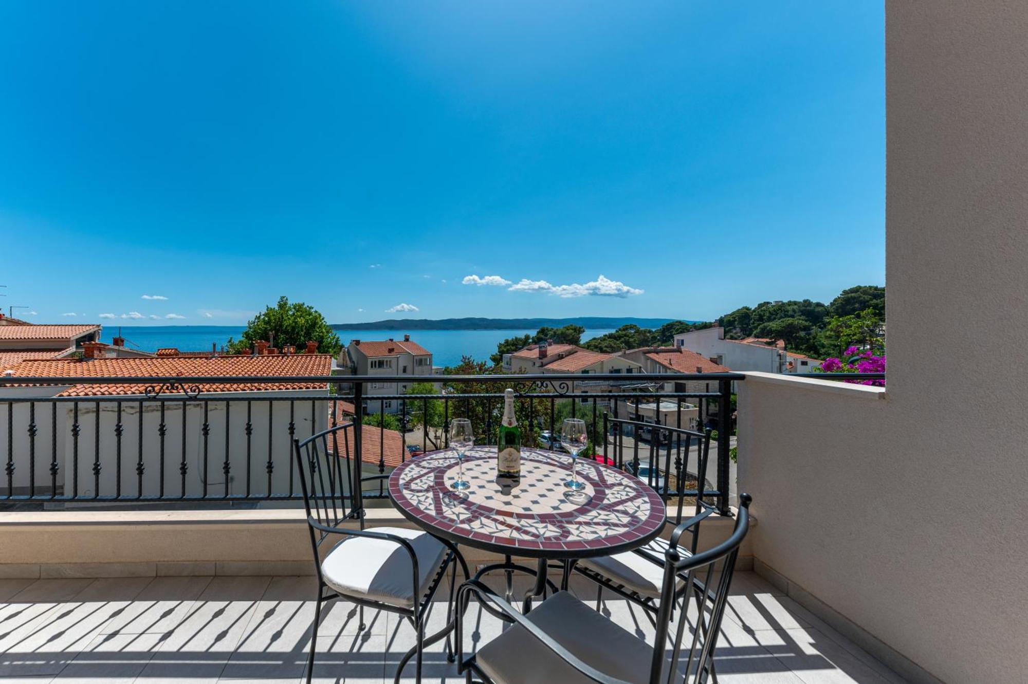 Villa Sokol Brela Bagian luar foto
