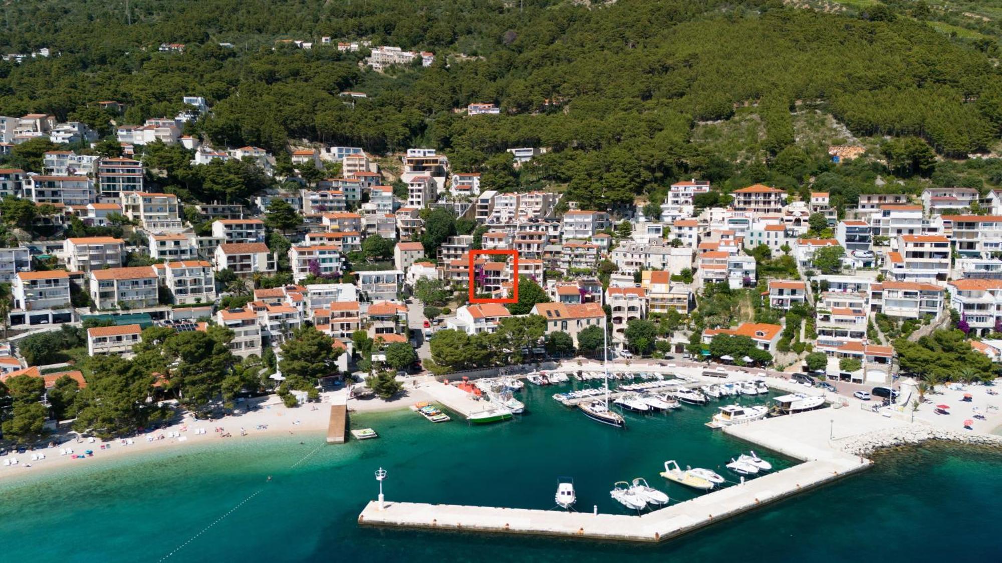 Villa Sokol Brela Bagian luar foto